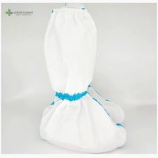ประเทศจีน ฝาครอบบูตทิ้งที่ใช้แล้วทิ้งกับผู้ผลิตเทปสีน้ำเงิน ผู้ผลิต