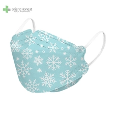 الصين Printed disposable KF94 face masks 3D masks BFE>95% الصانع