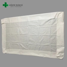 China A tampa da folha macia não-tecidos de cama, lençol higiene com elástico, borracha hospitalar lençóis fábrica fabricante