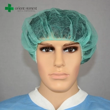 Chine fournisseurs de chapeau bouffant jetables, casquettes hospitaliers jetables, capsules jetables médicaux chirurgicaux fabricant
