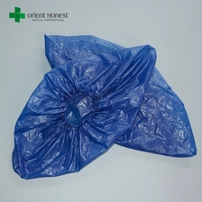 الصين يمكن التخلص منها رخيصة يغطي الحذاء CPE، الطبية القابل للتصرف ويغطي الحذاء، والأزرق الداكن غطاء الحذاء الطبي، الصانع