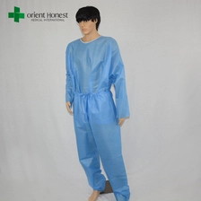 الصين مستشفى عالية الجودة قطعتين المتاح الدعاوى الرسائل القصيرة فرك وثوب المريض الصانع