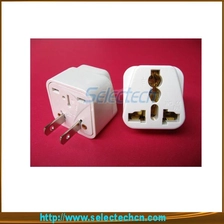 China 10A 250V Hottest 2 Pin Universal-EU auf US-Stecker-Adapter SE-UA6 Hersteller