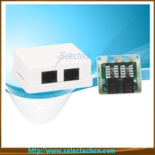 China 2 portas RJ45 Wall Mount Caixa com IDC Cat5e fabricante