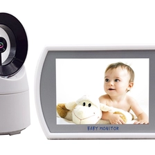 China Monitor video sem fio digital do bebê da visão nocturna do monitor do bebê de 3.5inch LCD com monitoração da temperatura fabricante