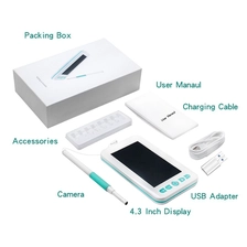 China 4.3 Inch Hd Monitor 2mp 5.5mm Camera Ear Cleaning Endoscope Portable Video Otoscope fabricante