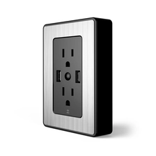 China Amazon amazon americano controle remoto dual usb carregador de casa inteligente wi-fi smart plug wallplate tomada de parede usb fabricante