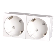 China Soquete de corrente alternada de estilo alemão Soquete embutido soquete modular pdu Soquete combinado de 2,3,4 furos fabricante