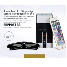 China Multimedia Full HD 1080p video LED DLP projector Android wifi smartphone mini 3D projector Home Theater manufacturer