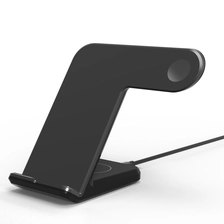 China High Quality Fast Wireless Charger Stand With N52 Magnet For Apple Watch and Quick 15W Wireless Charging for Qi-Compatible Phones (MH-Q425) manufacturer
