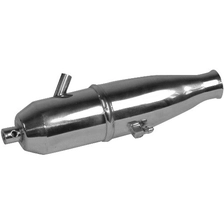 China 1/10 Scale Aluminum Polished Exhaust Pipe 02124 manufacturer