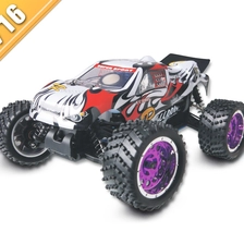 Çin 1/16 ölçekli nitro gücü off-road Truggy TPGT-1673 üretici firma