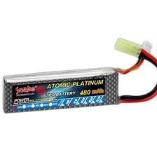 China lithium polymer battery 7.4v 480mAh 20C manufacturer