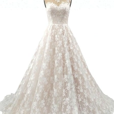 Kiina Korkea kaula-aukko SeeThrough Layered Organza -hame pitkät pitsi Suzhou -hääpuvut valmistaja