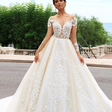 Китай OEM длинный хвост свадебные платья свадебное платье роскошный vestido de noiva с рукавом производителя