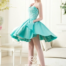 Chiny Prawdziwe zdjęcia kochanie dekolt bez pleców suknia cute girl dress producent