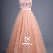 Chine Z mariée 2017 Sweetheart encolure longue robe de soirée perlée fabricant