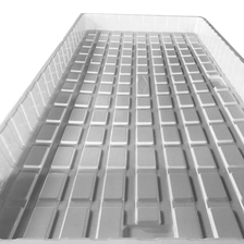 Chine Chine Plastique 3x6 4x6 4x8 hydroponique NFT en plastique blanc noir adapté aux besoins du client de JAMBES d'ABS fabricant fabricant