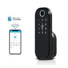 China Smart Tuya / TT Schloss Fingerabdruck RFID Türschloss mit APP DH-R5 Hersteller