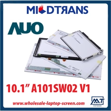 China 10.1 "AUO WLED notebook pc painel de LED backlight A101SW02 V1 1024 × 600 cd / m2 275 C / R 500: 1 fabricante