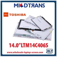 China 14.0" TOSHIBA CCFL backlight laptop TFT LCD LTM14C406S 1024×768 cd/m2 70 C/R 250:1  manufacturer