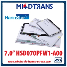 porcelana 7.0 "portátil retroiluminación WLED HannStar pantalla LED HSD070PFW1-A00 1024 × 600 cd / m2 450 C / R 800: 1 fabricante