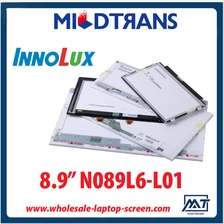 الصين 8.9 "Innolux لWLED دفتر الإضاءة الخلفية LED لوحة الكمبيوتر N089L6-L01 1024 × 600 CD / M2 200 C / R 400: 1 الصانع