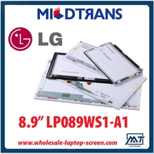 الصين 8.9 "LG العرض WLED دفتر الخلفية TFT LCD أجهزة الكمبيوتر الشخصية LP089WS1-A1 1024 × 600 CD / M2 C / R الصانع