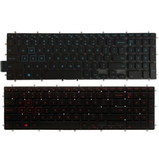 China EUA Novo teclado para Dell Inspiron G3 15 3579 3779 G5 15 5587 G7 15 7588 Teclado de laptop azul / vermelho com backlit fabricante
