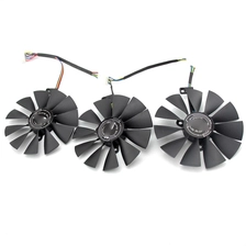 China cpu VGA cooler graphics gtx1080 gtx980ti gtx1060 gtx1070 fan for ASUS STRIX GTX 1080/980Ti/1060/1070 Video cards cooling system manufacturer