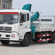 Китай Китай известный бренд Dongfeng Tianjin 4x2 кран-манипулятор 5т, откидные балки автокран производителя
