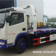China Donfgeng Road recovery vehicle tow wrecker car carrier truck for sale pengilang