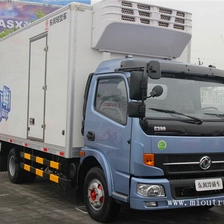 الصين Dongfeng 115 hp 4X2 refrigerated cold room van truck الصانع
