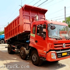 China Dongfeng 180hp 6*2 4.8m dump truck manufacturer