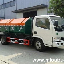 中国 东风4 * 2可拆卸的集装箱垃圾车，的销售火爆的垃圾车 制造商