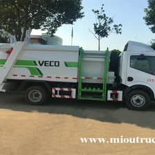 China Dongfeng 4x2 6 m³ Dump Type Garbage Truck manufacturer