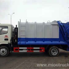 China Dongfeng mampatan jenis lori sampah 132kw China pembekal untuk dijual pengilang
