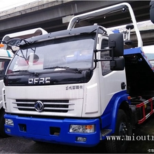 China Dongfeng Duolika 140 hp 4 X 2 pembongkar menunda lori pengilang