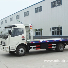 China Dongfeng disesuaikan 5ton diesel trak pembongkar jalan untuk dijual panas pengilang