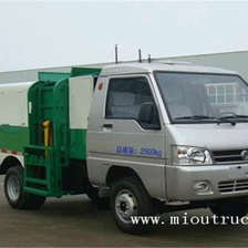 China Dongfeng electric 4X2 self load garbage truck manufacturer