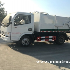 China dongfeng 4x2 small garbage truck with 5 CBM vulume capacity for sale manufacturer