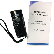 China portable 2d pocket bluetooth mini barcode scanner 2.4+wire+bluetooth manufacturer