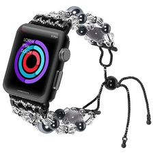 중국 CBAW03 iWatch 손으로 만든 인공 옥수 팔찌 시계 팔찌 제조업체
