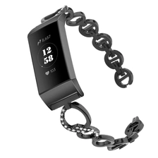 Cina Banda in acciaio inossidabile con strass Bling CBFC108 per Fitbit Charge 3 produttore