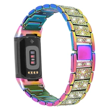 Китай CBFC5-26 Винтажный металлический цинковый сплав для белого сплава Band для Fitbit Charge 5 SmartWatch производителя