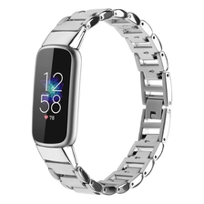 Chine CBFL10 Sangle de poignet métallique métallique en gros pour Fitbit Luxe Smart Bracelet fabricant
