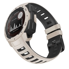 China CBGM101 Dual Color Silicone Watch Strap For Garmin Instinct Esports manufacturer