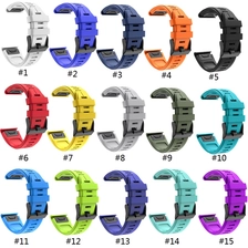 porcelana CBGM21 20mm 22mm 26mm Liberación rápida Correas de reloj de silicona para Garmin Fenix ​​6 6S 6x Pro 5 5x 5s Plus 3 3hR Forerunner 935 945 fabricante