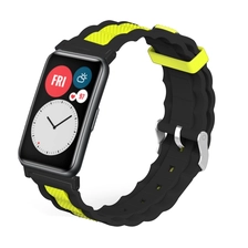 porcelana CBHW-F02 Nuevo diseño Sport Sport Sport Silicone Band Strap de pulsera para Huawei Watch Fit 2020 band fabricante