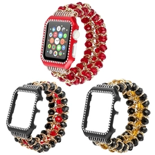 Cina CBIW1013 Braccialetto di gioielli in rilievo elastico fatto a mano con paraurti protettivo in metallo bling produttore
